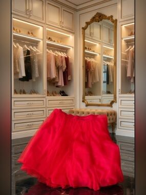 Torrid Retro Chic Red Crinoline Skirt Tulle Tutu Petticoat PLUS Size 28 Torrid 5